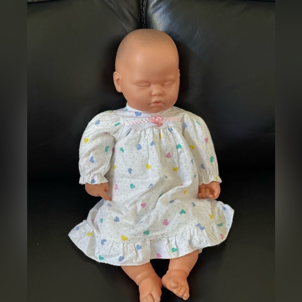 Adorable Baby Doll with White Dress